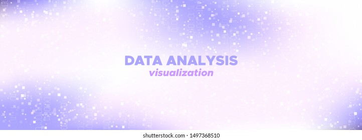Big Data Concept. White Particle Future. Light Tech Banner. Binary Number Background. Big Data Analysis. Digital Particles. Tech Abstract. Violet Binary Number Wallpaper. Pink Big Data Stream.