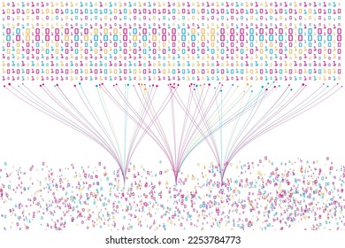 fondo de innovación de la conexión de big data. resumen de tecnología de visualización de datos.