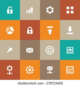big data, database icons universal set for web and mobile