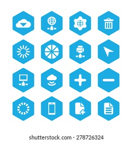 big data, database icons universal set for web and mobile