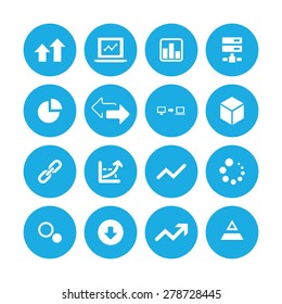 big data, database icons universal set for web and mobile