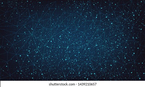 Big data Digital Network System Technology Background,Line connection and Internet Concept design,Vector illustration.