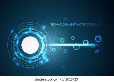 big data digital technology abstract background. future innovation development.