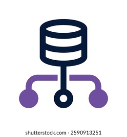 big data dual tone icon. vector icon for your website, mobile, presentation, and logo design.