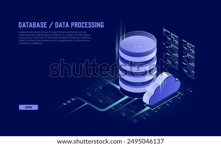 Big Data Flow Processing in Ultraviolet: Isometric Vector of Cloud Databases, Web Hosting, and Server Rooms