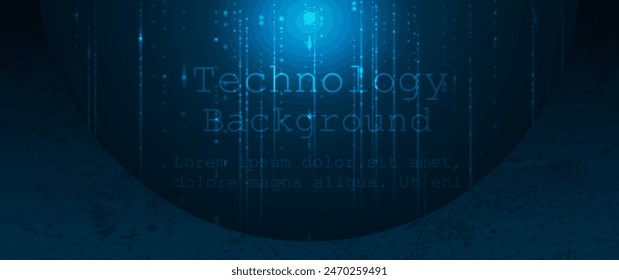 Big Data futuristic, hi tech technology , light line design. Vector datum digital background. Illustration innovation data system, cyber space, communication internet, information, connection concept