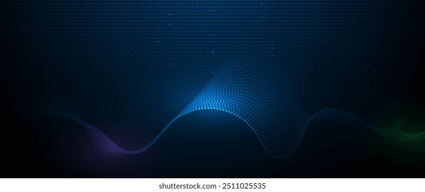 Futurista do Big Data, design de linha de luz de alta tecnologia. Plano de fundo digital de datum vetorial. Ilustração sistema de dados de inovação, espaço cibernético, comunicação internet, informação, conceito de conexão