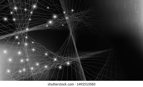 Big Data Geometric. Business Analysis. Big Data Technology. Analysis Center. Complexity Design. Tech Fractal. Technology Design. 3d Fractal. Social Network.