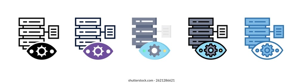Big Data Icon Element For Design