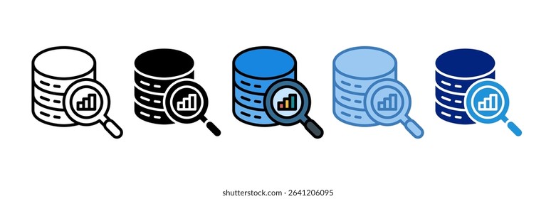 Big Data Icon Element For Design