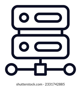 Icono de Big Data Ilustración se puede usar para uiux, web, etc