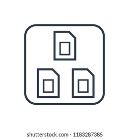 Big data icon. Isolated archive and big data icon line style. Premium quality vector symbol drawing concept for your logo web mobile app UI design.