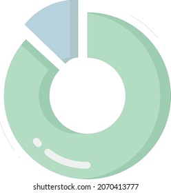 big data icon pie chart and statistics