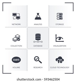 BIG DATA ICON SET