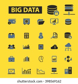 big data icons
