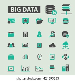 big data icons
