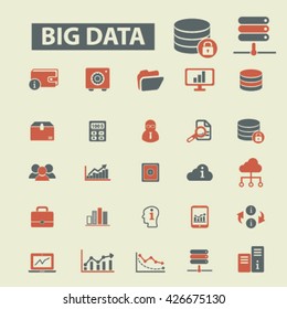 big data icons
