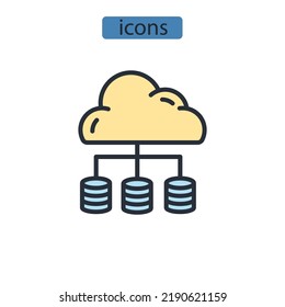 big data icons  symbol vector elements for infographic web