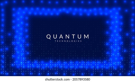 Big data learning. Digital technology abstract background. Artificial intelligence concept. Tech visual for networking template. Neural big data learning backdrop.