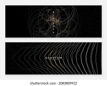 Big data learning. Digital technology abstract background. Artificial intelligence concept. Tech visual for communication template. Modern big data learning backdrop.