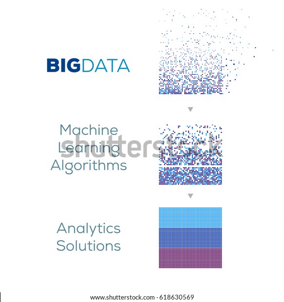 Big Data Machine Learning Algorithms Analysis Stock Vector (Royalty ...