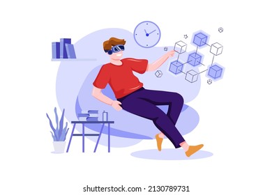 Big Data Processing illustration concept