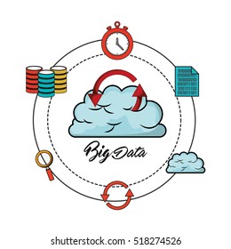big data related icons image 
