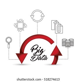 big data related icons image 