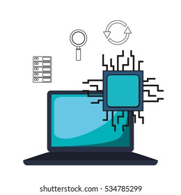big data related icons image 