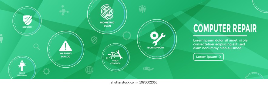 Big Data Security Maintenance Icon w Wrench and Gear Tools for Technician to Use when Scanning Systems - Internet or Information Technology Repairs