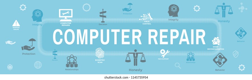 Big Data Security Maintenance Icon w Wrench and Gear Tools for Technician to Use when Scanning Systems - Internet or Information Technology Repairs