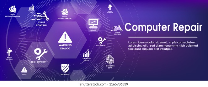 Big Data Security Maintenance Icon w Wrench and Gear Tools for Technician to Use when Scanning Systems - Internet or Information Technology Repairs