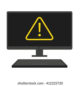 Big Data Security Maintenance and Tech Icon with Wrench and Gear Tools for Technician to Use when Scanning Systems - Internet or Information Technology Repairs
