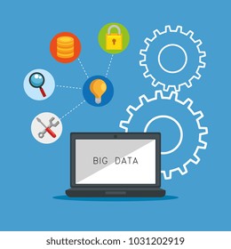 big data set icons