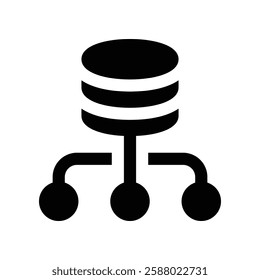 big data solid icon. vector icon for your website, mobile, presentation, and logo design.