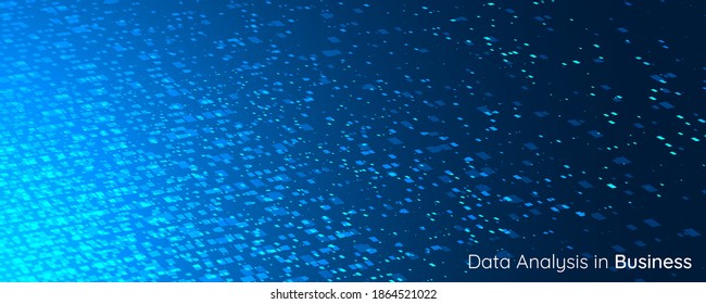 Big data sorting. Chaos to order. Predictive analytics. Business and technology background. Smart system. Artificial intelligence.