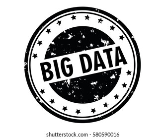 Big data stamp.Sign.Seal. Logo design
