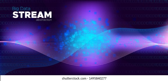 Big Data Stream. Light Technology Abstract. Shiny Pink Particle Background. Matrix Digits. Data Software. Violet Technology Wallpaper. Flow Particle Pattern. Matrix Codes. Shine Data Numbers.