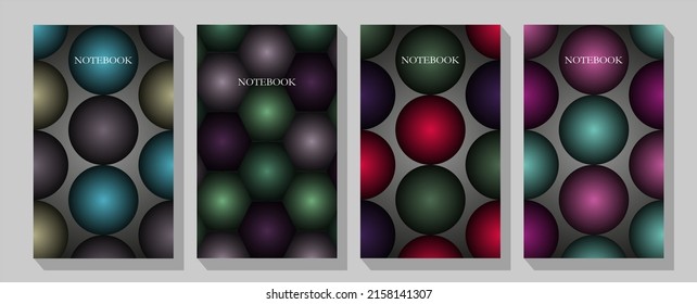 Big Data Tech Neon Background. 3D Flow Shapes Trendy Cover Layout. Abstract background illustration in neomorphism style.