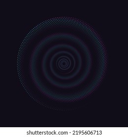 Big data technology circle design background. Internet connection, abstract sense of science and technology analytics concept graphic design. Vector illustration
