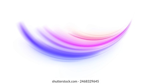 Big data traffic visualization, dynamic high speed data streaming traffic. Colorful Light Trails, Long Time Exposure Motion Blur Effect.