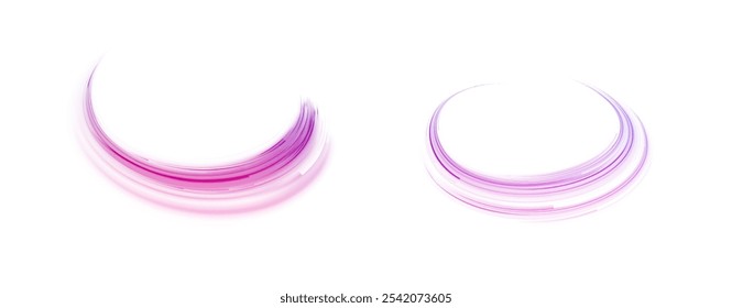 Big data traffic visualization, dynamic high speed data streaming traffic. Vector glitter light fire flare trace. Speed of light in galaxy. Neon light, electric, light effect png.