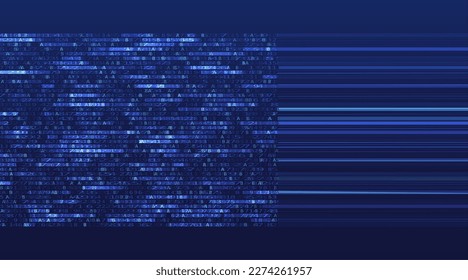 Big data transfer concepts in internet. Abstract virtual stream. Flowing digital code. Storage cloud structure. Graphic concept for your design.