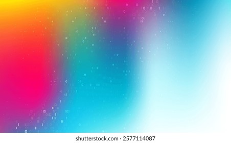 Big data transfer concepts in internet. Abstract virtual stream. Flowing digital code. Storage cloud structure. Graphic concept for your design.
