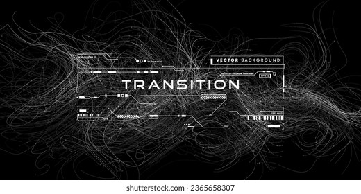 Big data transfer technology futuristic concept. Artificial intelligence development and expansion. Quantum computing. Global impact of AI. Neural network, cyber circuit, fiber optics, big data. Vecto