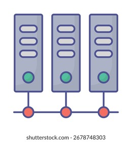 Ícone de vetor de Big data que pode facilmente modificar ou editar

