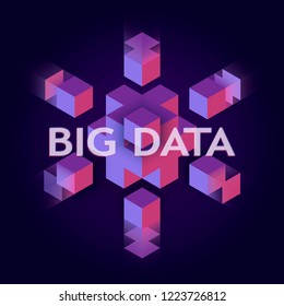 BIG DATA. Vector illustration.