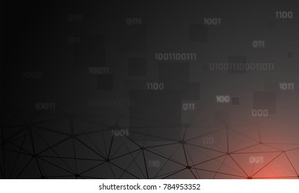 Big Data Visualisation. Futuristic Infographic. Information Aesthetic Design. Social Network Representation. Abstract Data Graph.