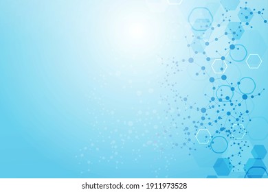 Big Data Visualization Background. Modern futuristic virtual abstract background. Science network pattern, connecting lines and dots. Global network connection .