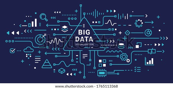 Big Data Visualization Connection Complex Icon Stock Vector Royalty Big Data Visualization Connection Complex Icon Stock Vector Royalty